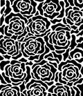 Quarter Window Rose Decal