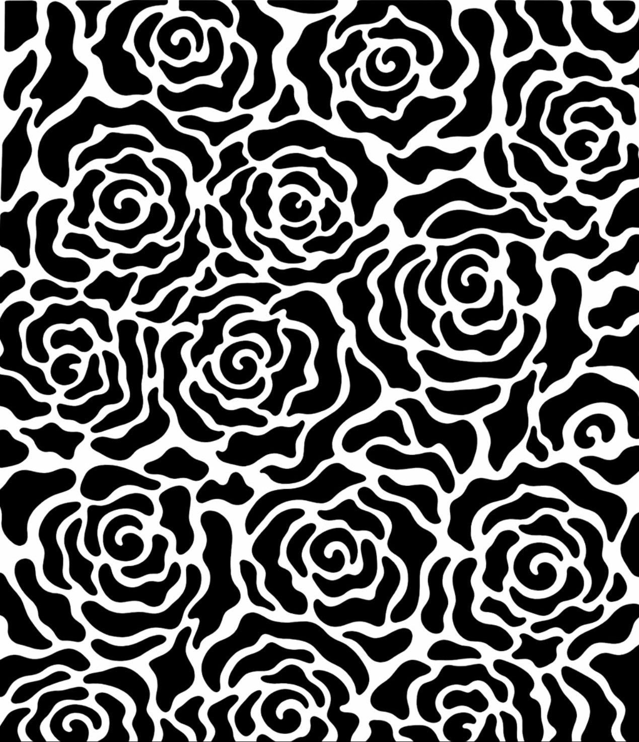 Quarter Window Rose Decal
