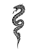 World Serpent Window Decal